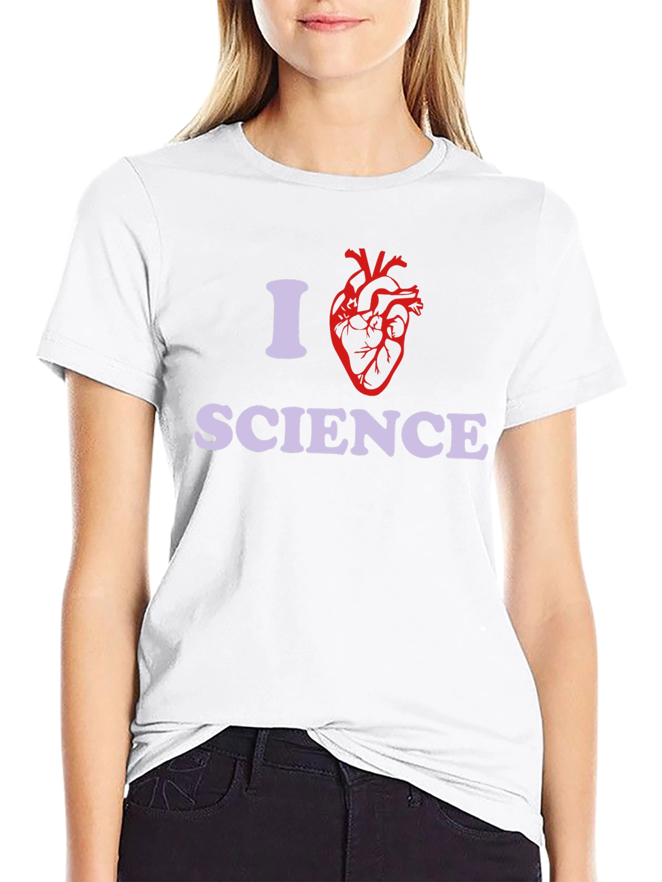 I Heart Science T-Shirt - Funny Science Lover Tee