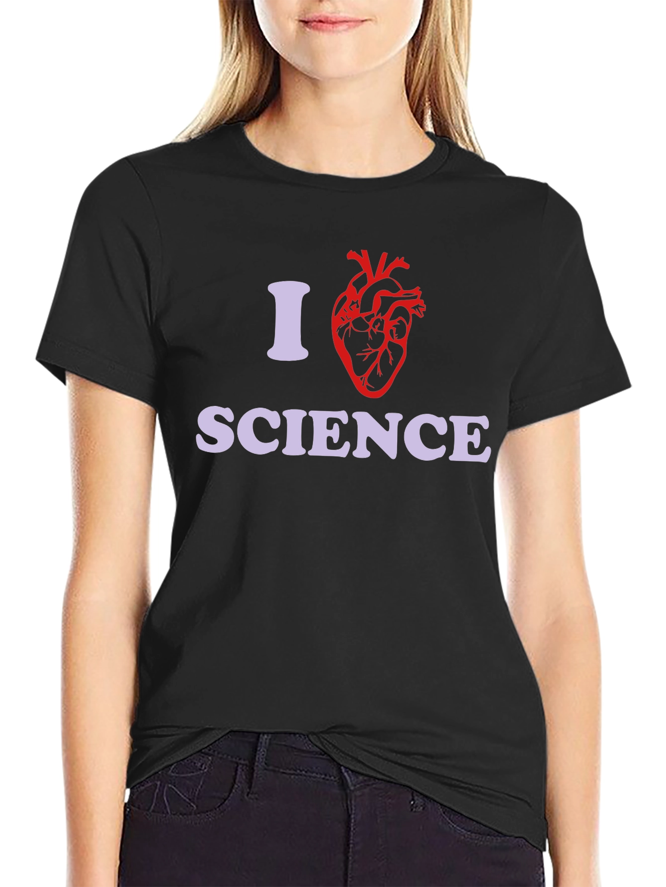 I Heart Science T-Shirt - Funny Science Lover Tee