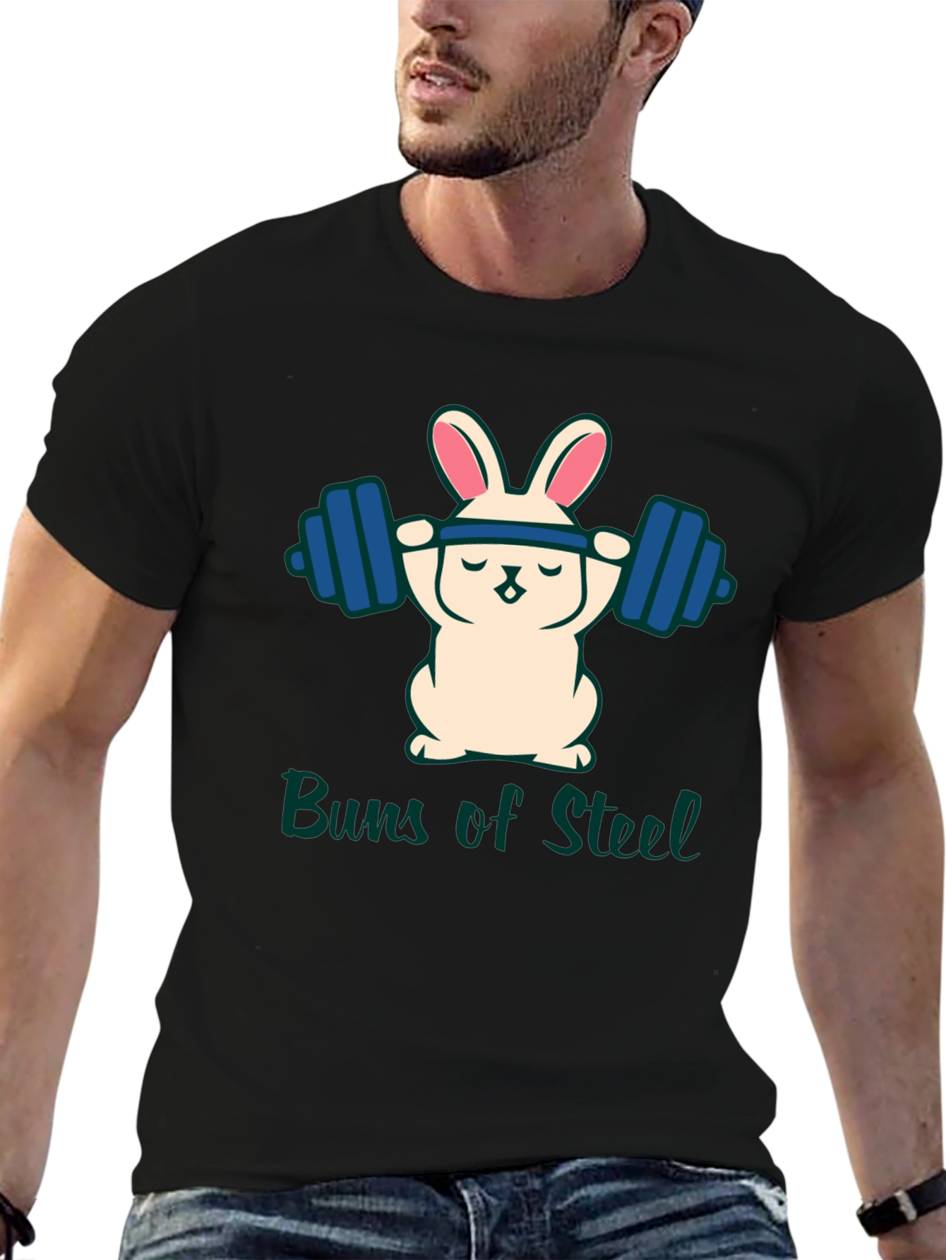 Buns of Steel Bunny T-Shirt