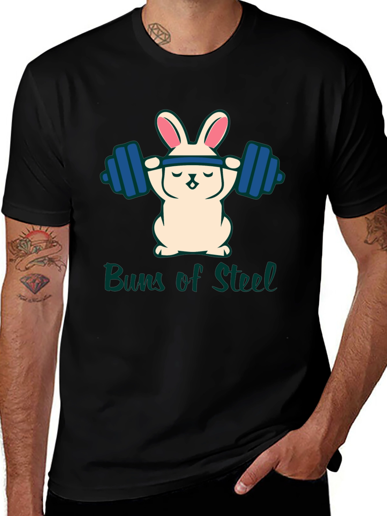 Buns of Steel Bunny T-Shirt