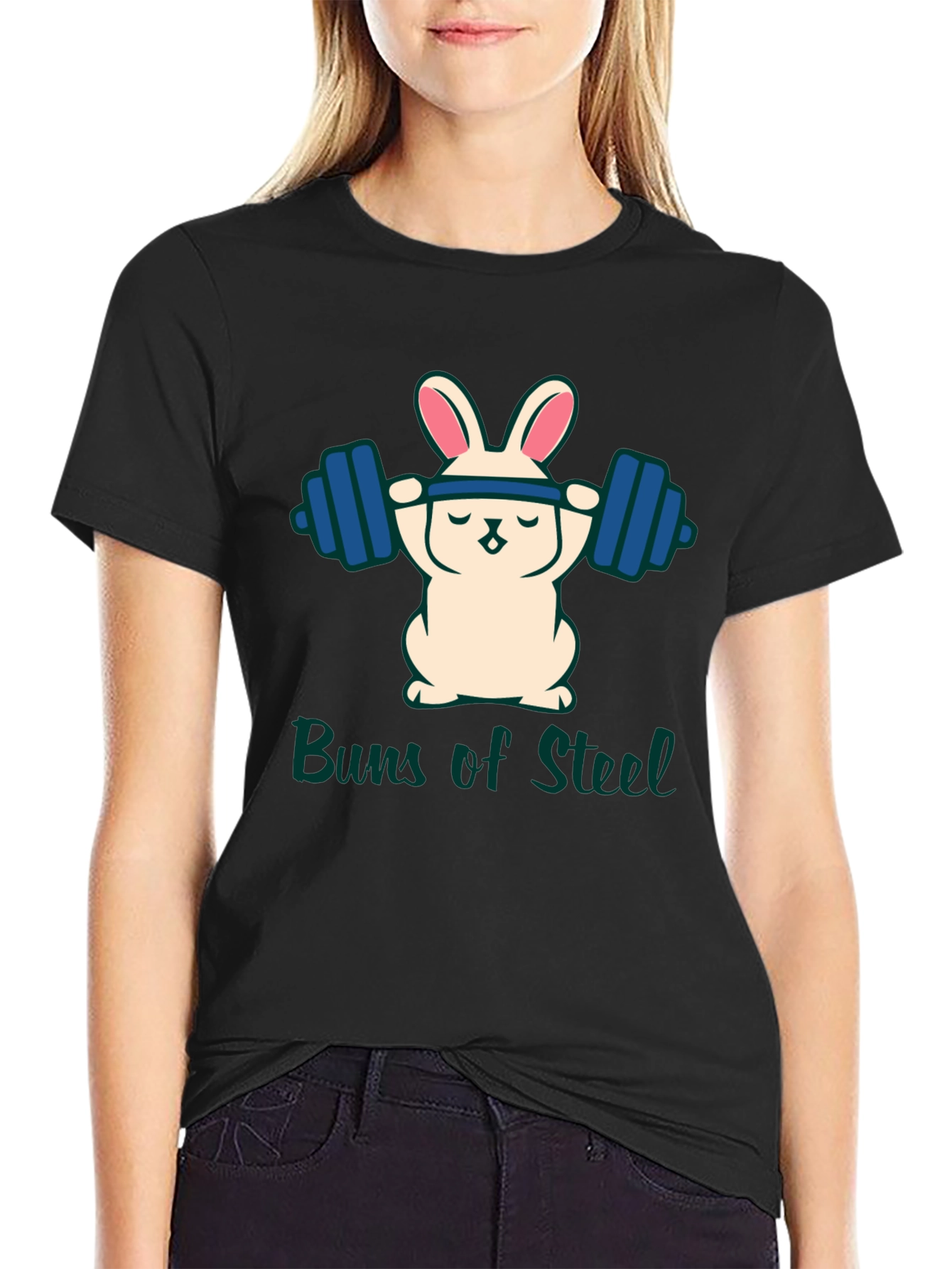 Buns of Steel Bunny T-Shirt