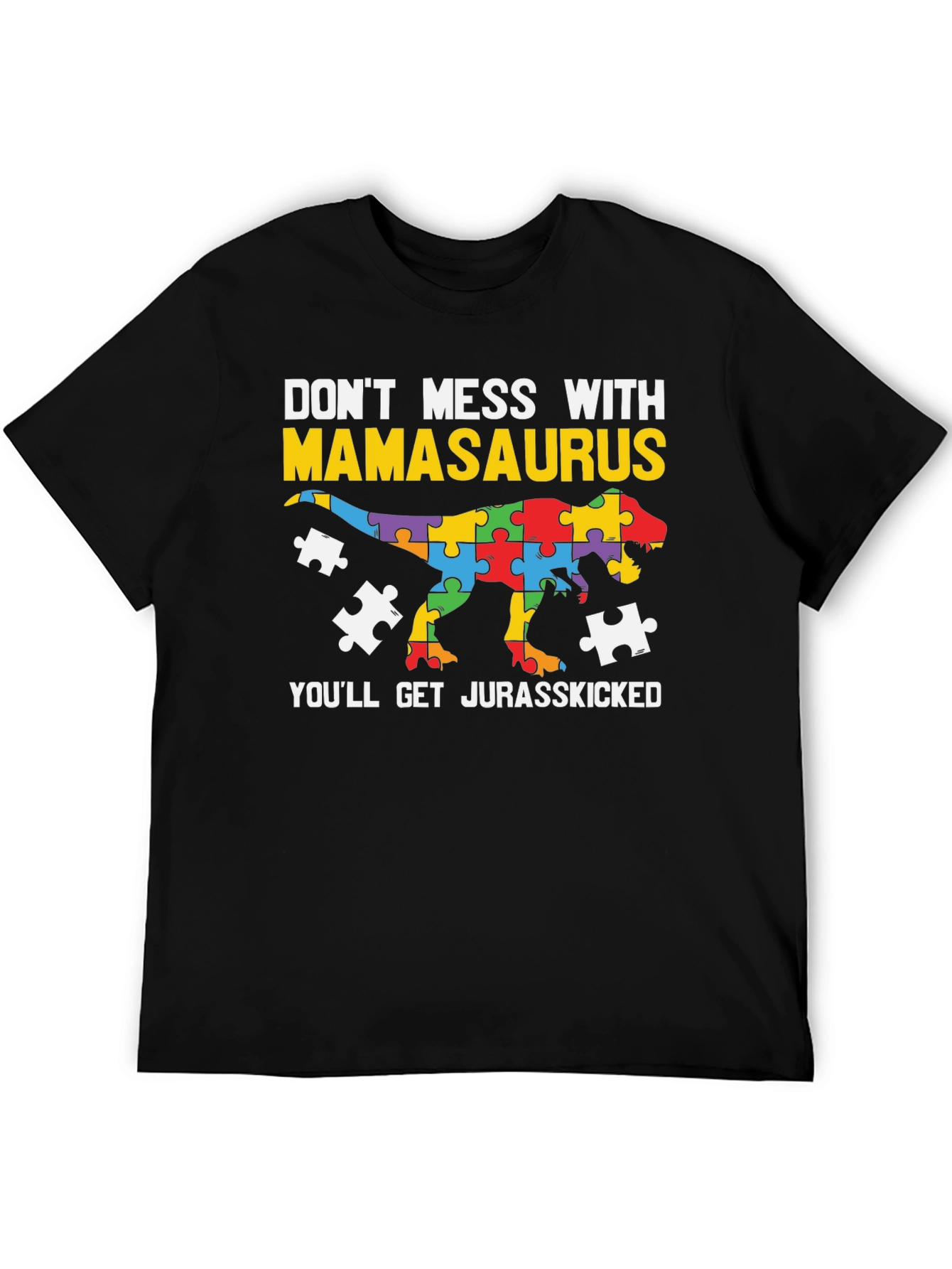 Mamasaurus Autism Awareness T-Shirt