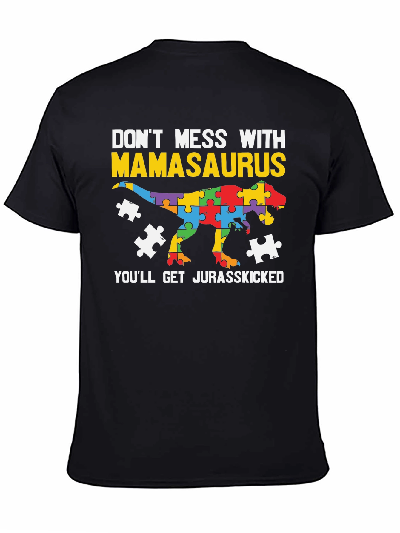 Mamasaurus Autism Awareness T-Shirt