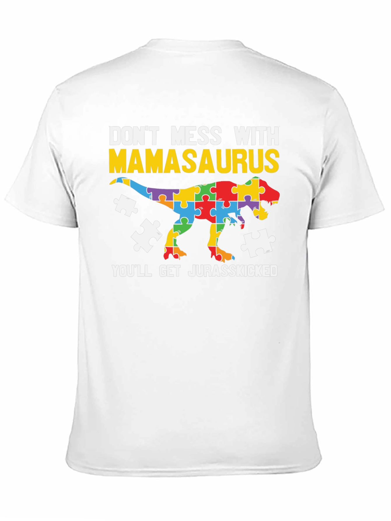 Mamasaurus Autism Awareness T-Shirt