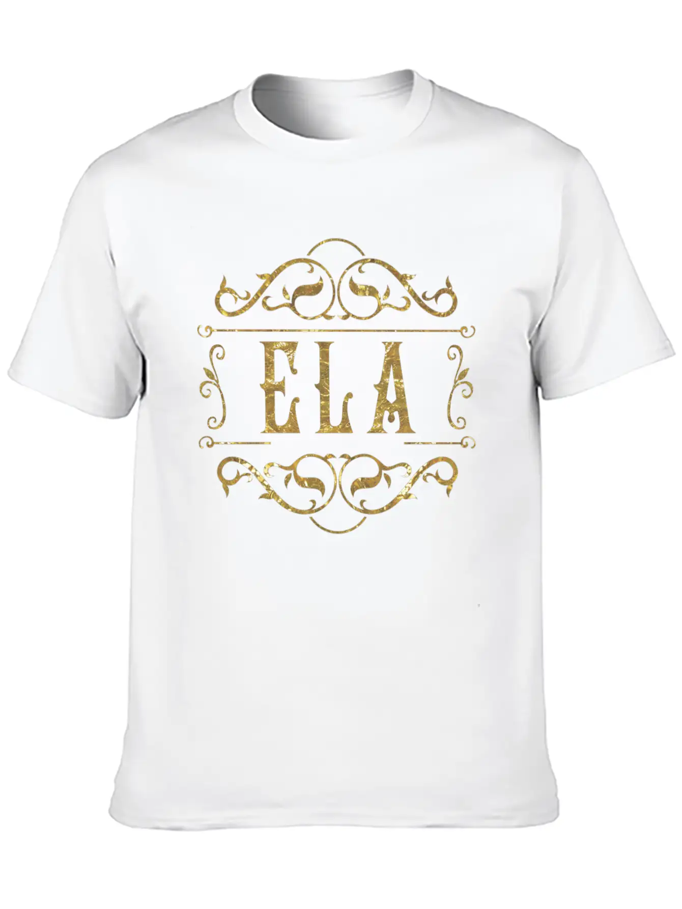Ela Gold Unisex Casual T-Shirt – Clean Design For Daily Comfort
