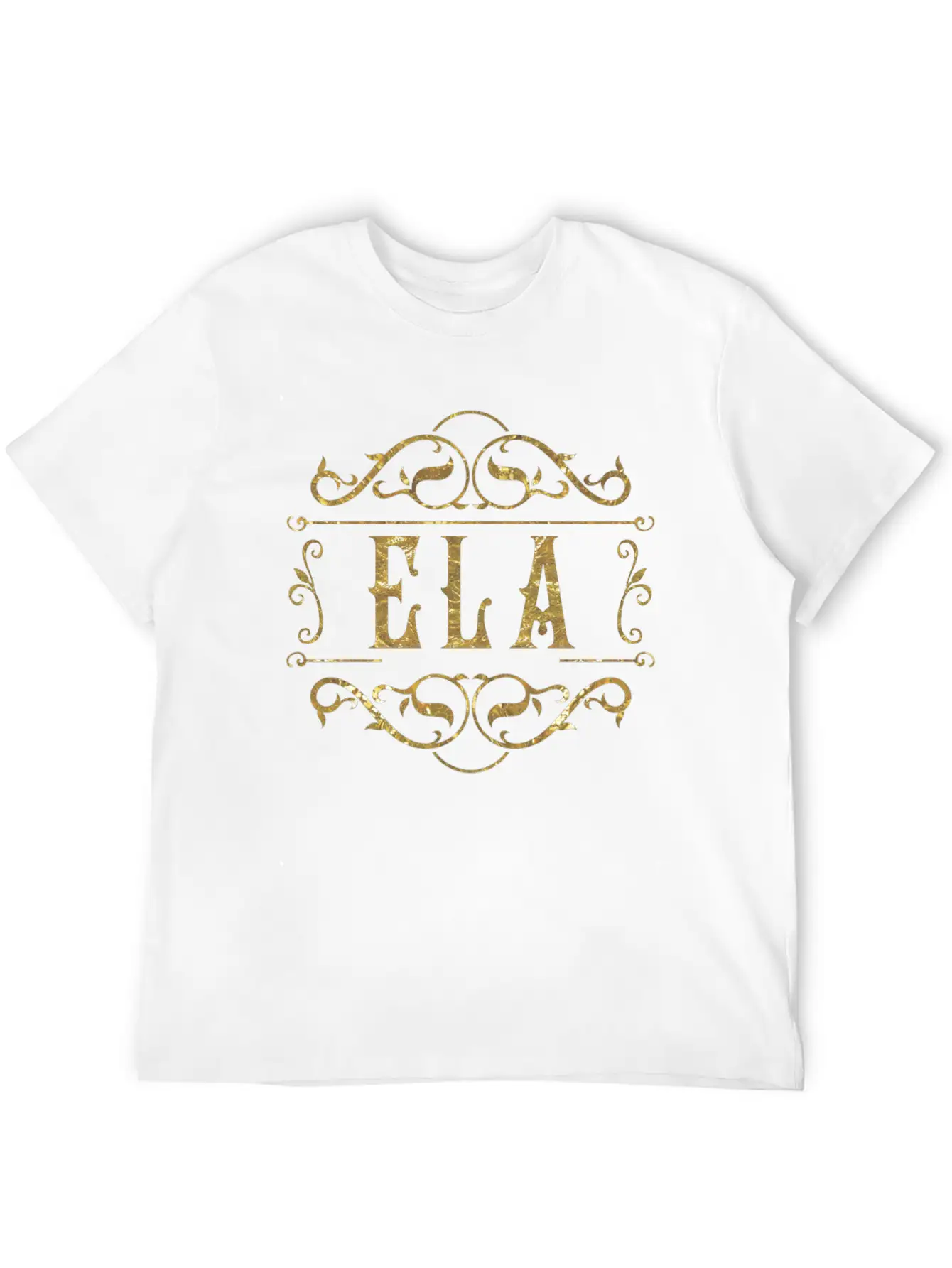 Ela Gold Unisex Casual T-Shirt – Clean Design For Daily Comfort