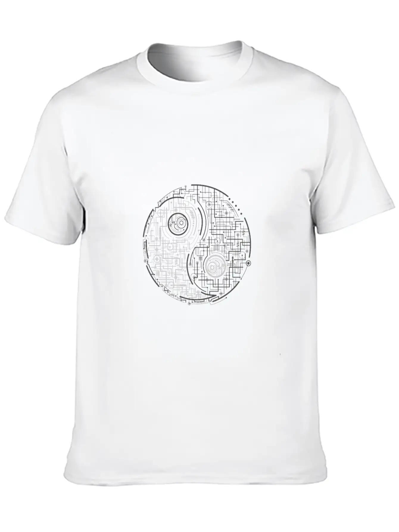 Electric Balance Unisex Casual T-Shirt – Clean Design For Daily Comfort