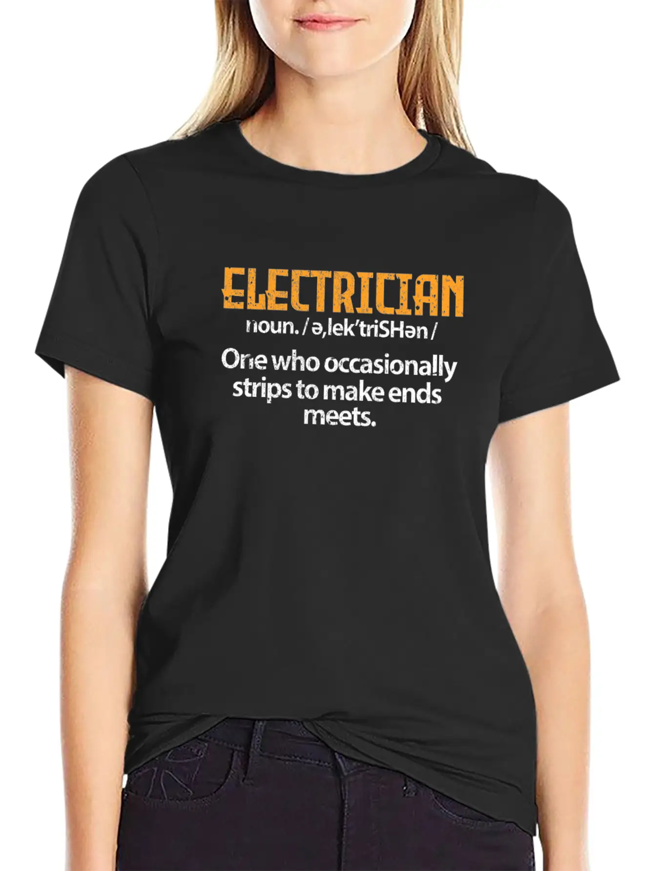 Electrician Definition Unisex Casual T-Shirt – Clean Design For Daily Comfort