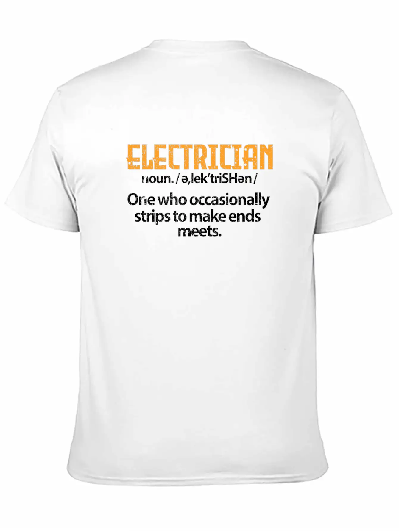 Electrician Definition Unisex Casual T-Shirt – Clean Design For Daily Comfort