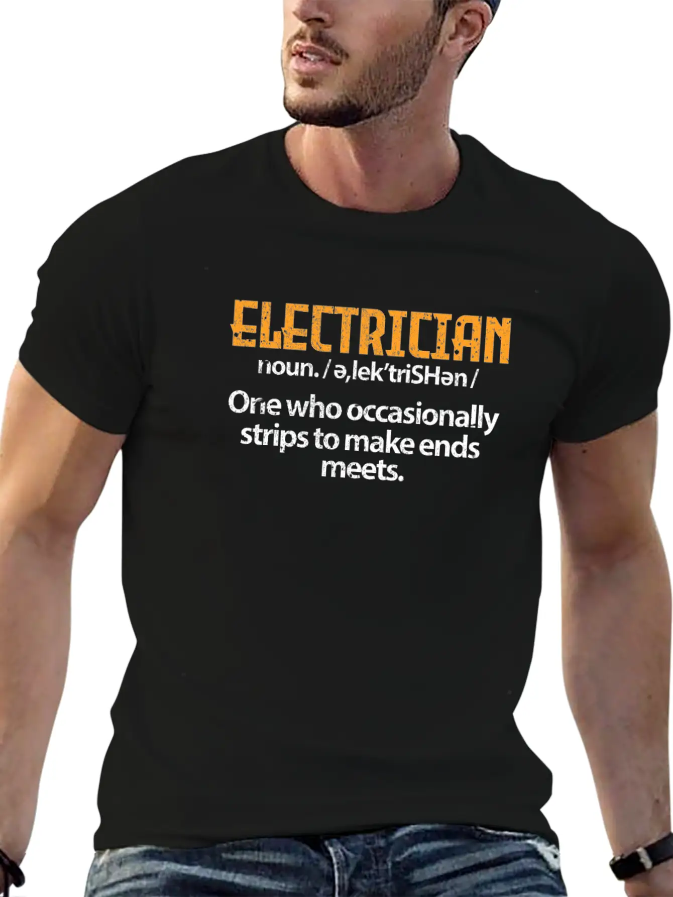 Electrician Definition Unisex Casual T-Shirt – Clean Design For Daily Comfort