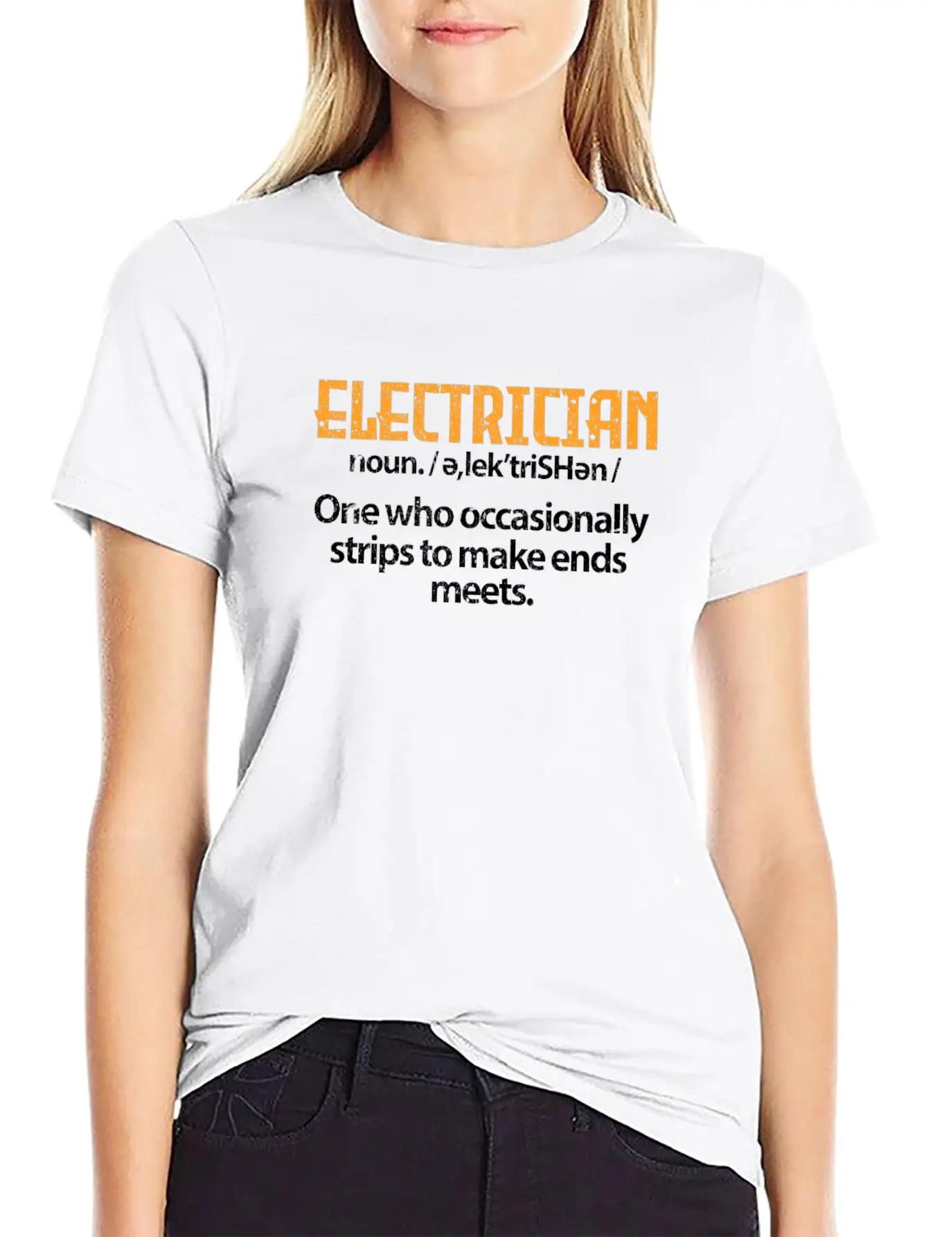 Electrician Definition Unisex Casual T-Shirt – Clean Design For Daily Comfort