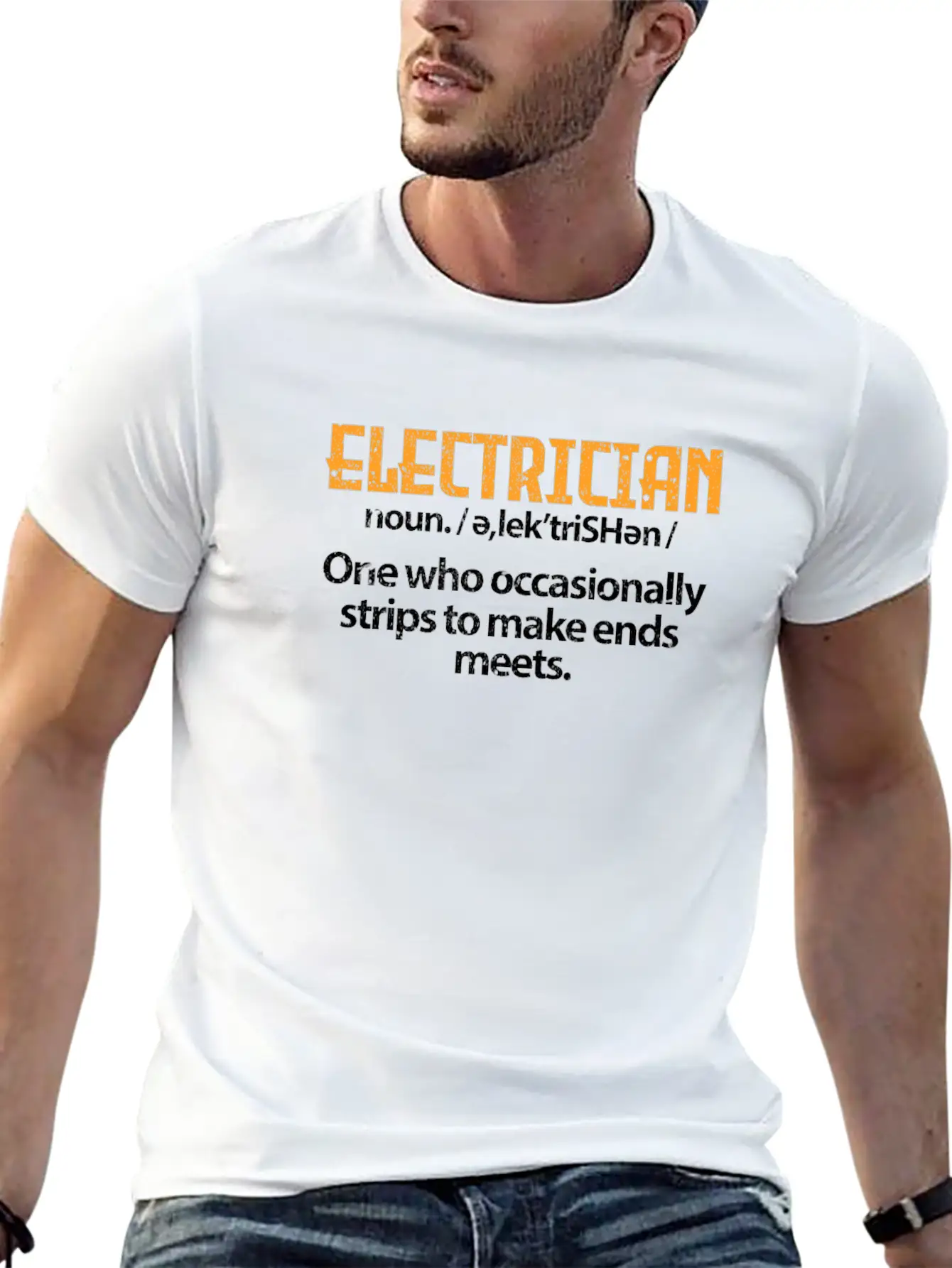 Electrician Definition Unisex Casual T-Shirt – Clean Design For Daily Comfort