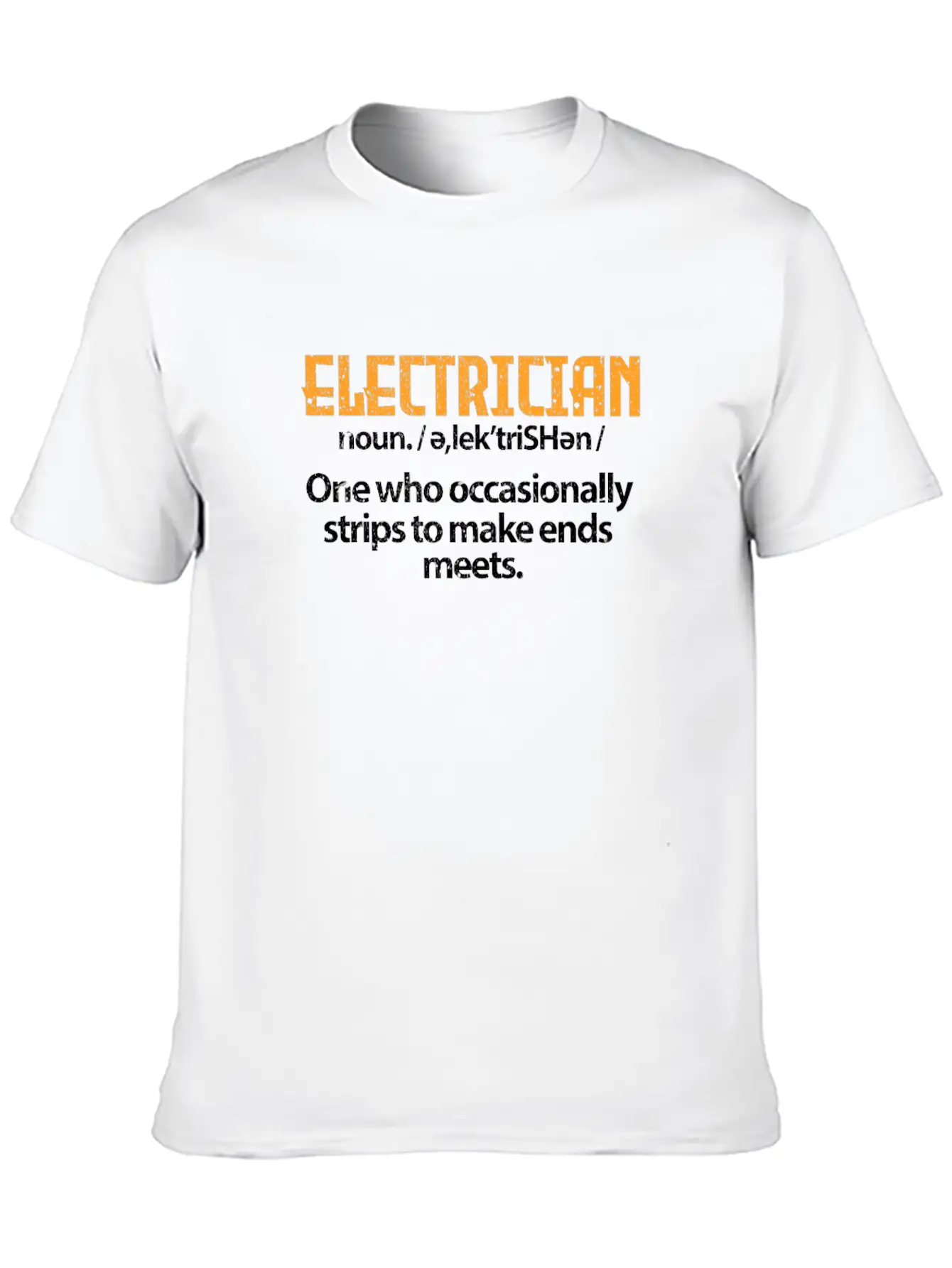 Electrician Definition Unisex Casual T-Shirt – Clean Design For Daily Comfort