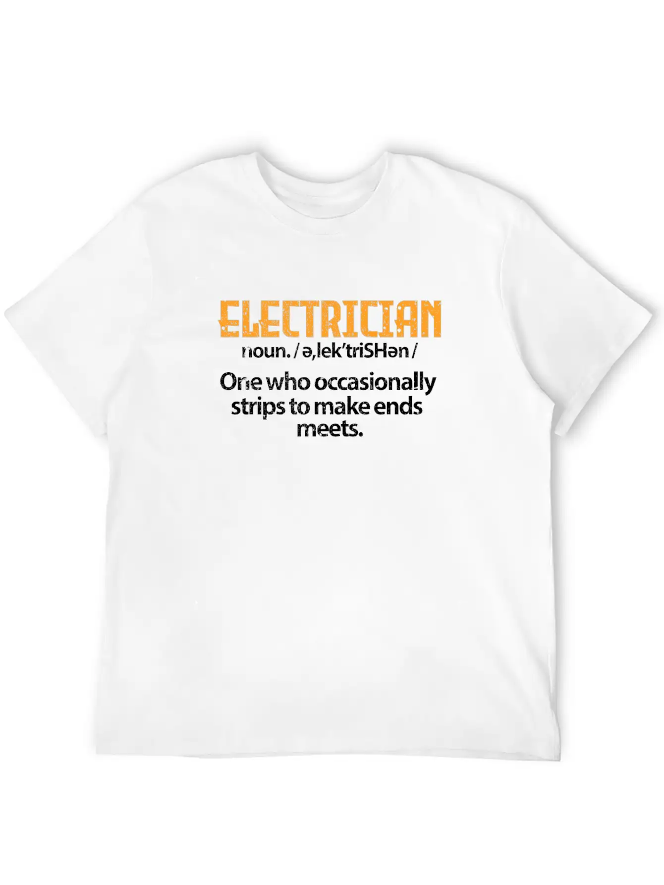 Electrician Definition Unisex Casual T-Shirt – Clean Design For Daily Comfort