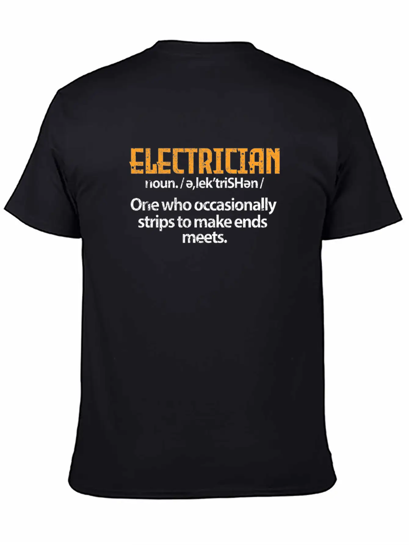 Electrician Definition Unisex Casual T-Shirt – Clean Design For Daily Comfort