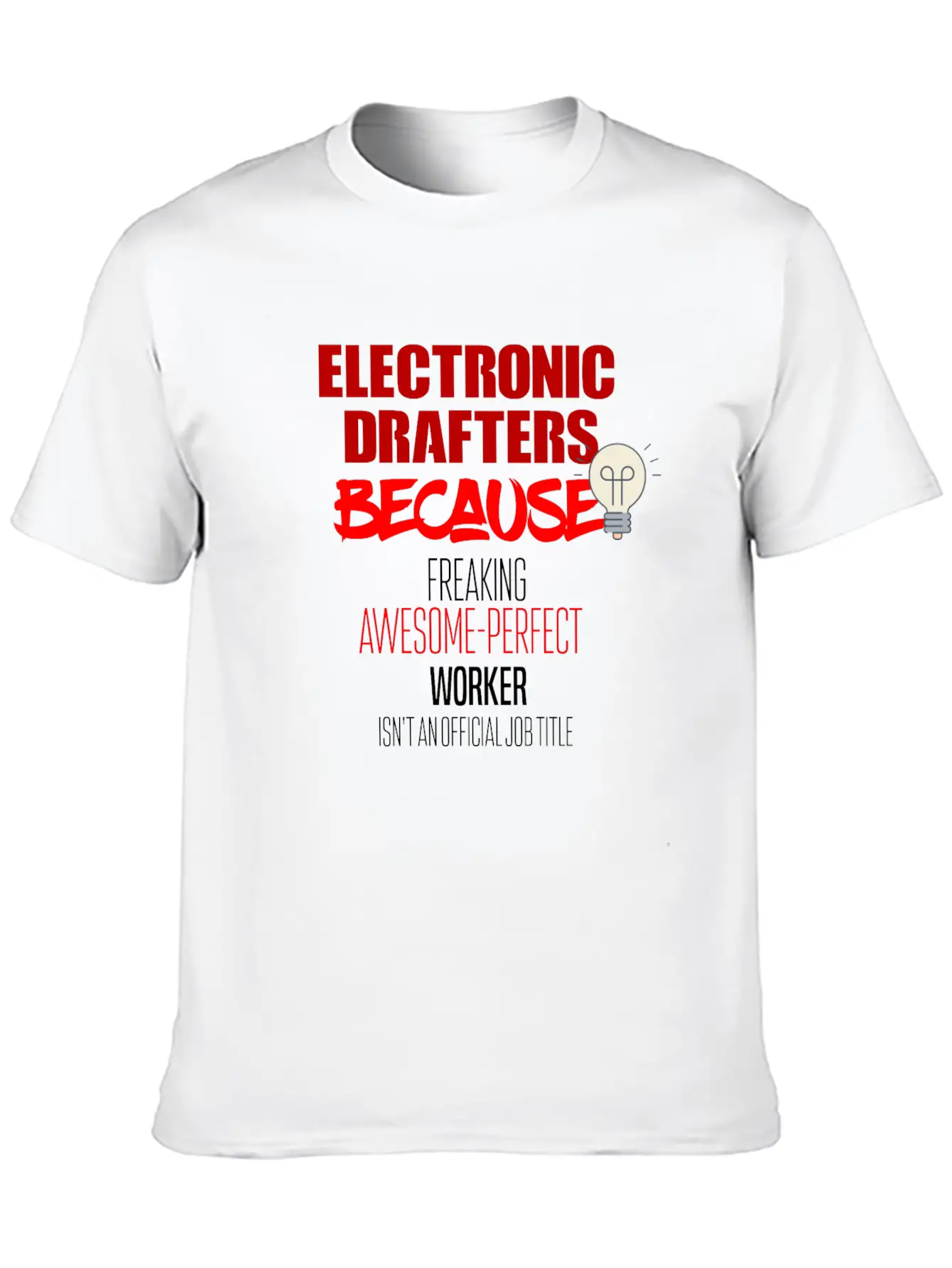 Electronic Drafters Unisex Casual T-Shirt – Clean Design For Daily Comfort