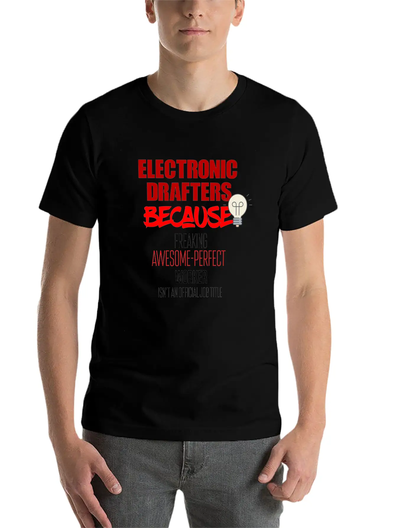 Electronic Drafters Unisex Casual T-Shirt – Clean Design For Daily Comfort
