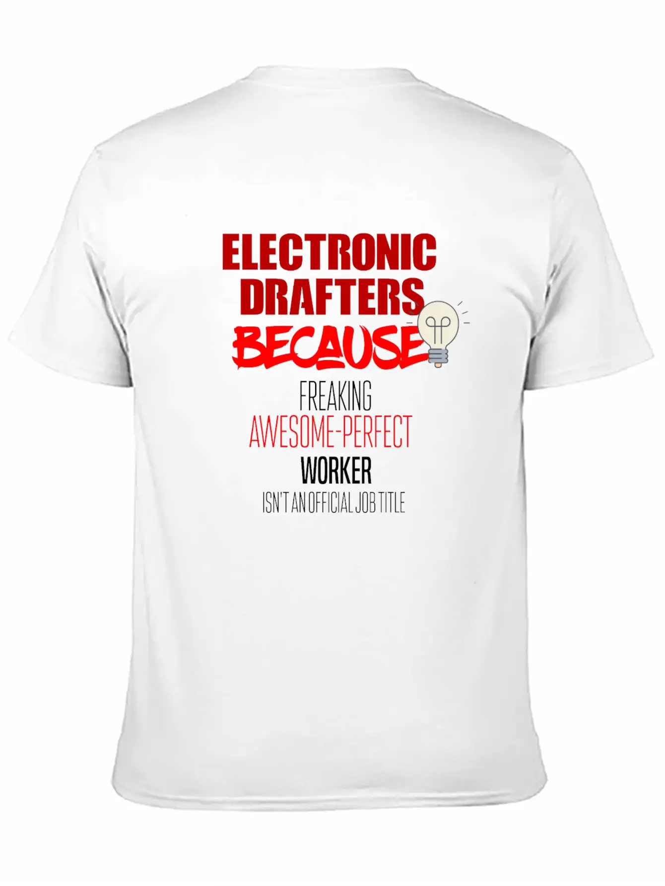 Electronic Drafters Unisex Casual T-Shirt – Clean Design For Daily Comfort