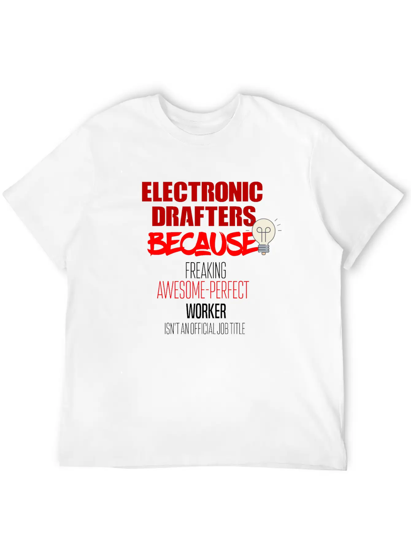 Electronic Drafters Unisex Casual T-Shirt – Clean Design For Daily Comfort