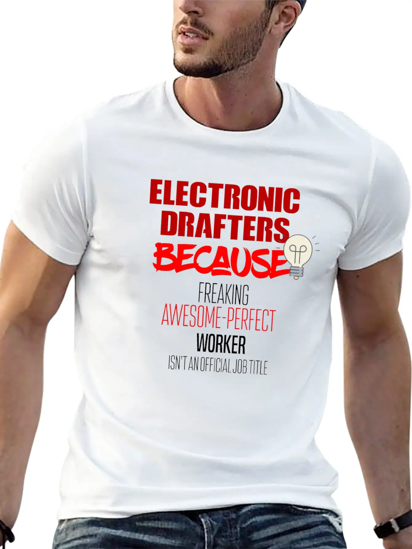 Electronic Drafters Unisex Casual T-Shirt – Clean Design For Daily Comfort