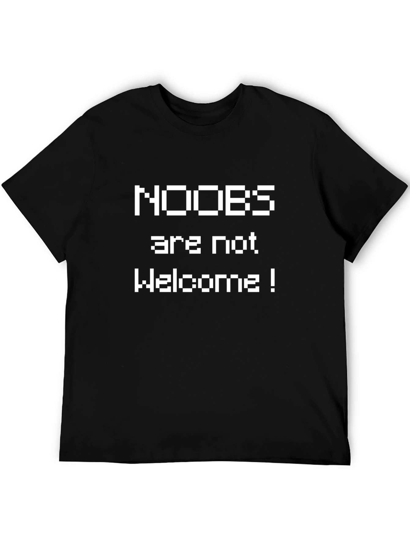 NOOBS Not Welcome Pixel Graphic Tee