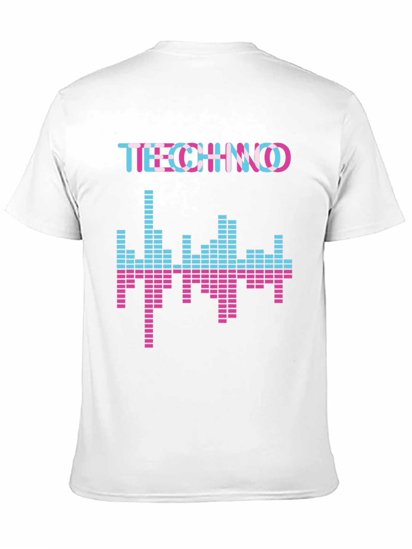 Techno Music Equalizer Graphic T-Shirt