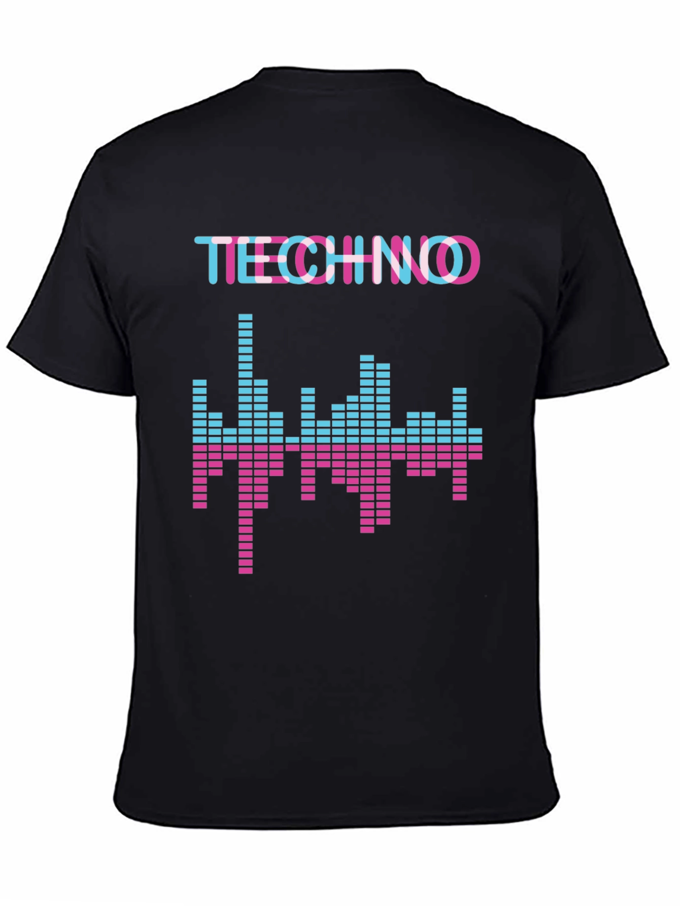 Techno Music Equalizer Graphic T-Shirt