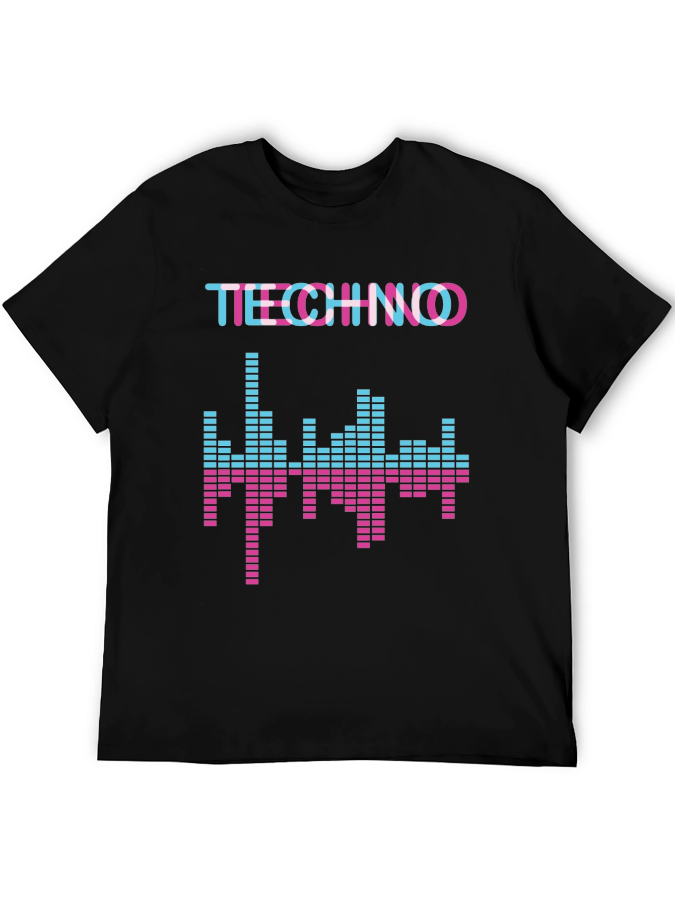 Techno Music Equalizer Graphic T-Shirt