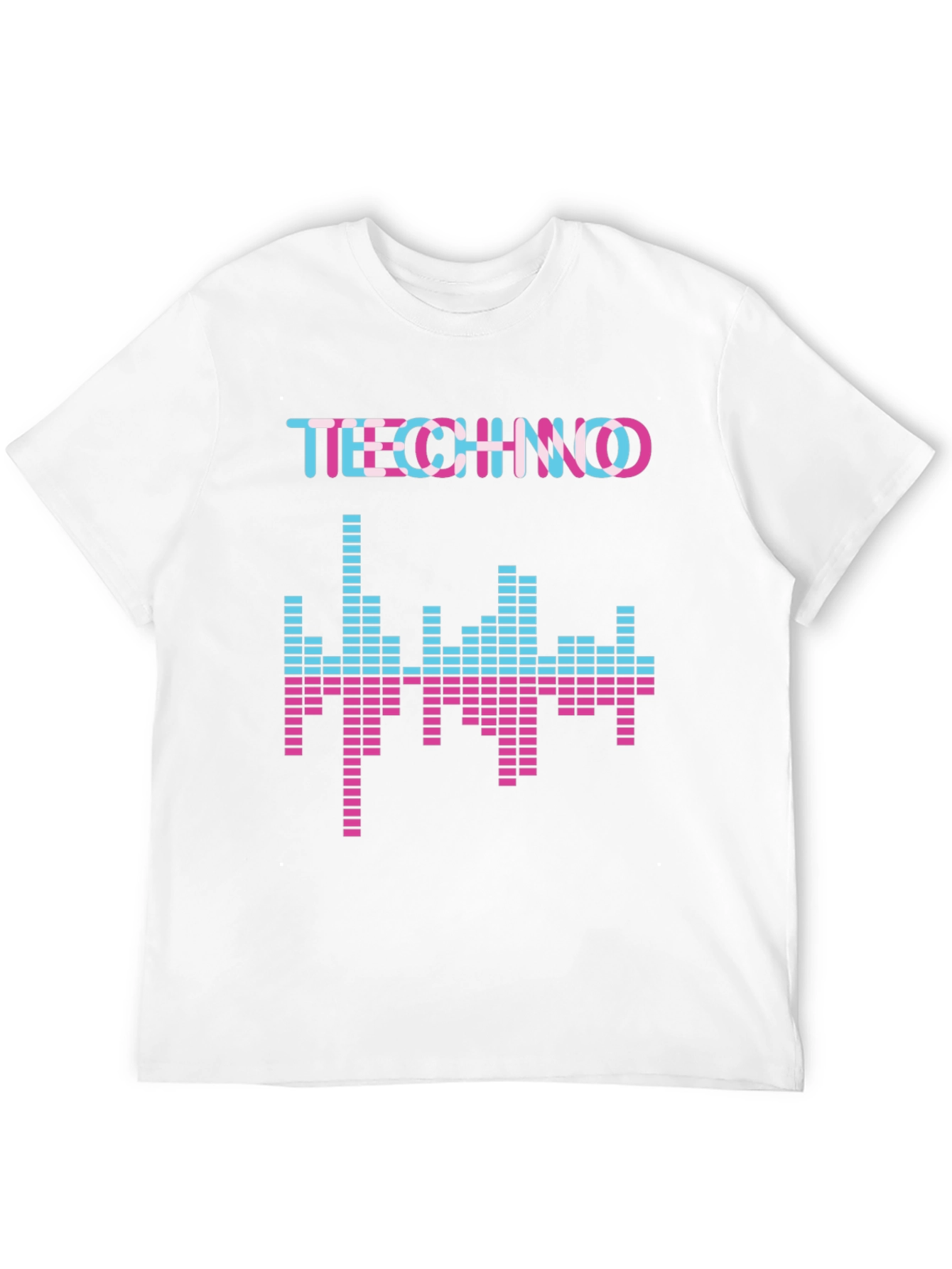 Techno Music Equalizer Graphic T-Shirt