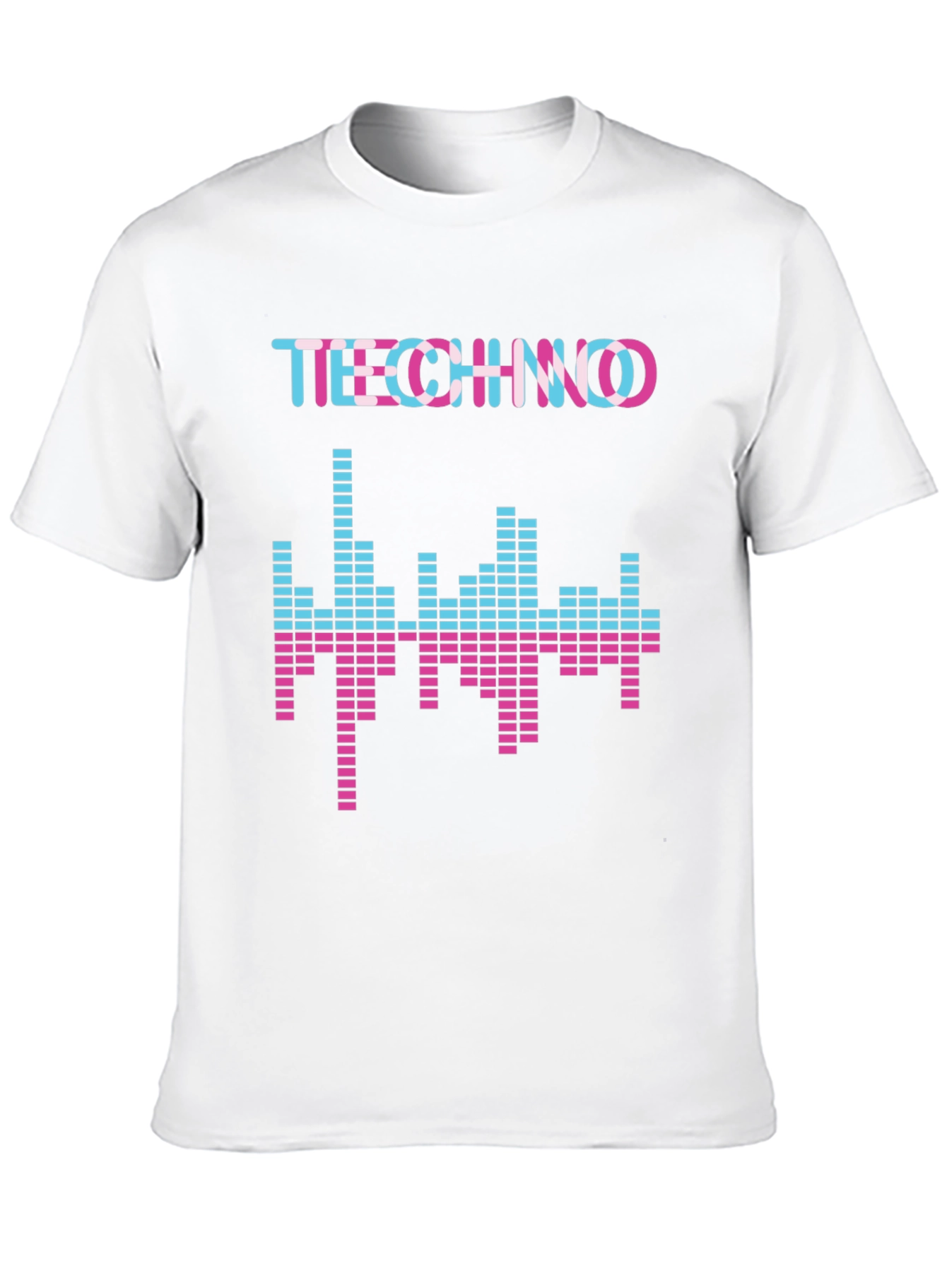 Techno Music Equalizer Graphic T-Shirt