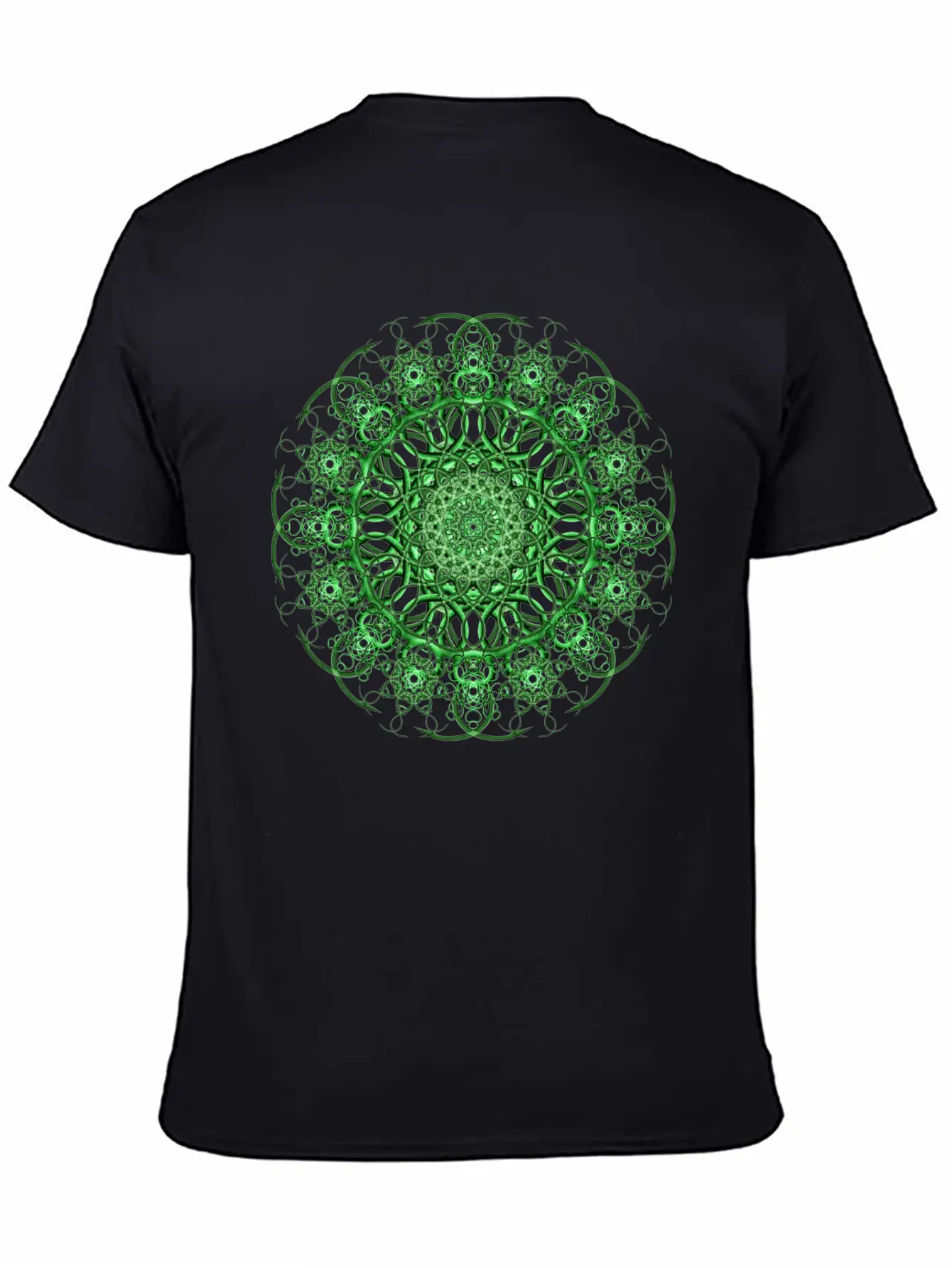 Emerald Eye Mandala Unisex Casual T-Shirt – Clean Design For Daily Comfort