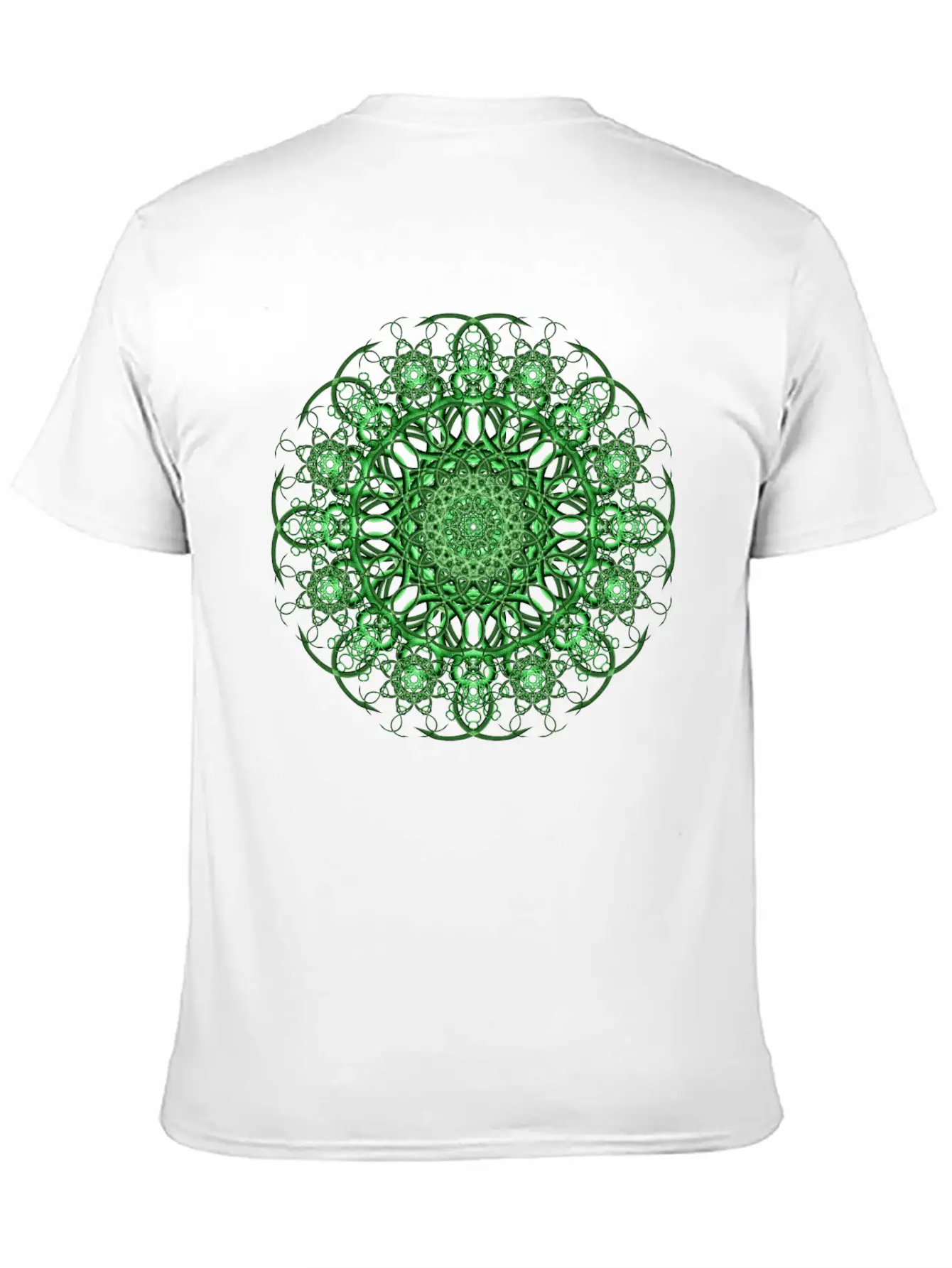 Emerald Eye Mandala Unisex Casual T-Shirt – Clean Design For Daily Comfort