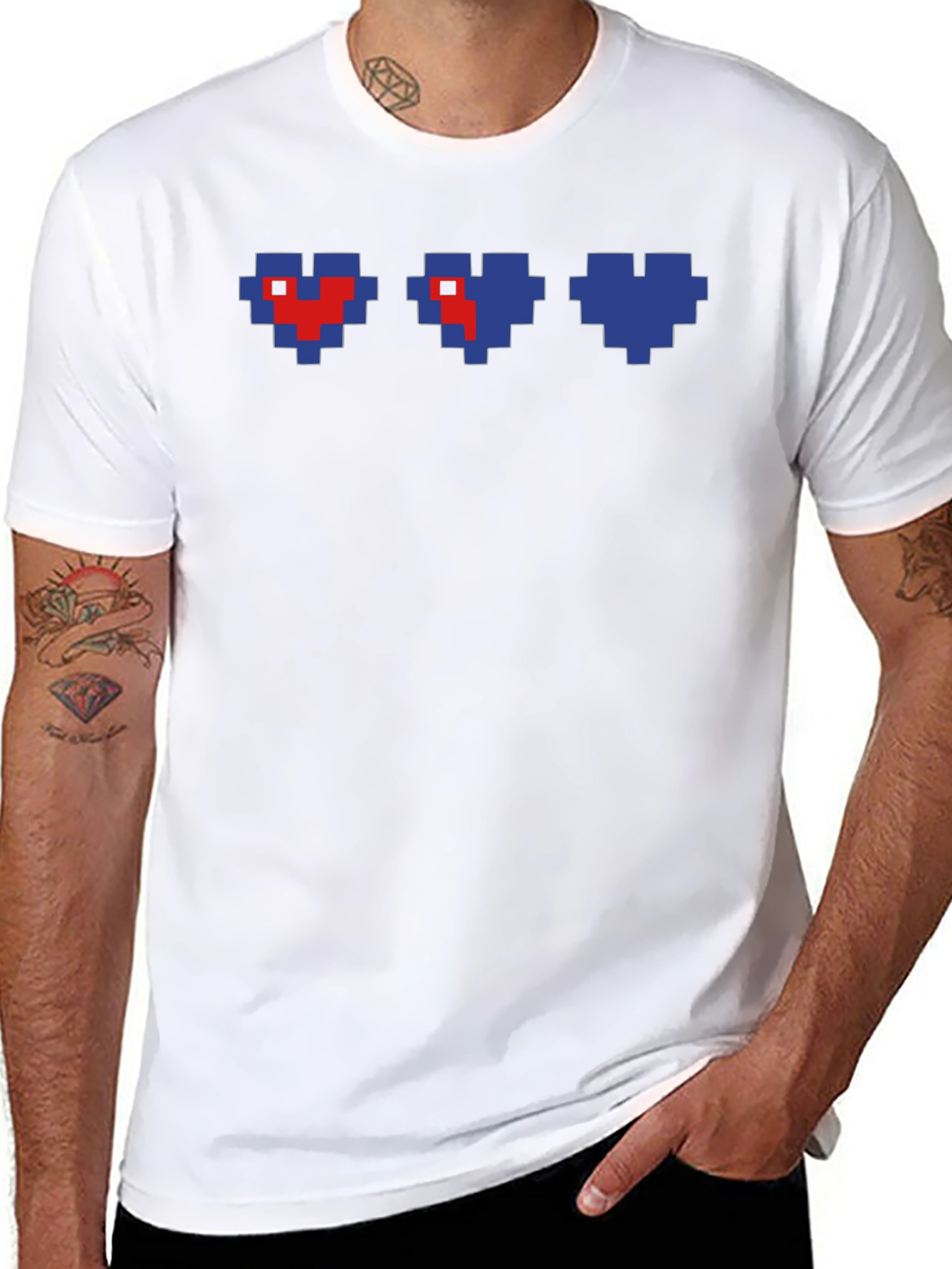 Pixel Heart Gamer T-Shirt