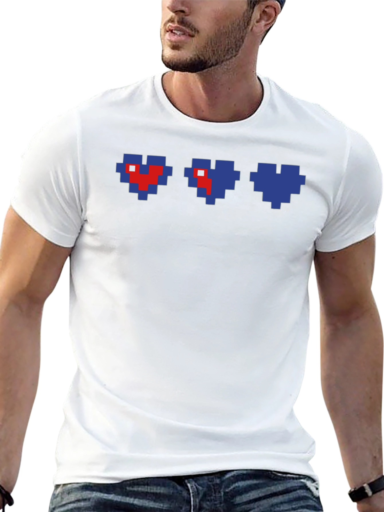 Pixel Heart Gamer T-Shirt