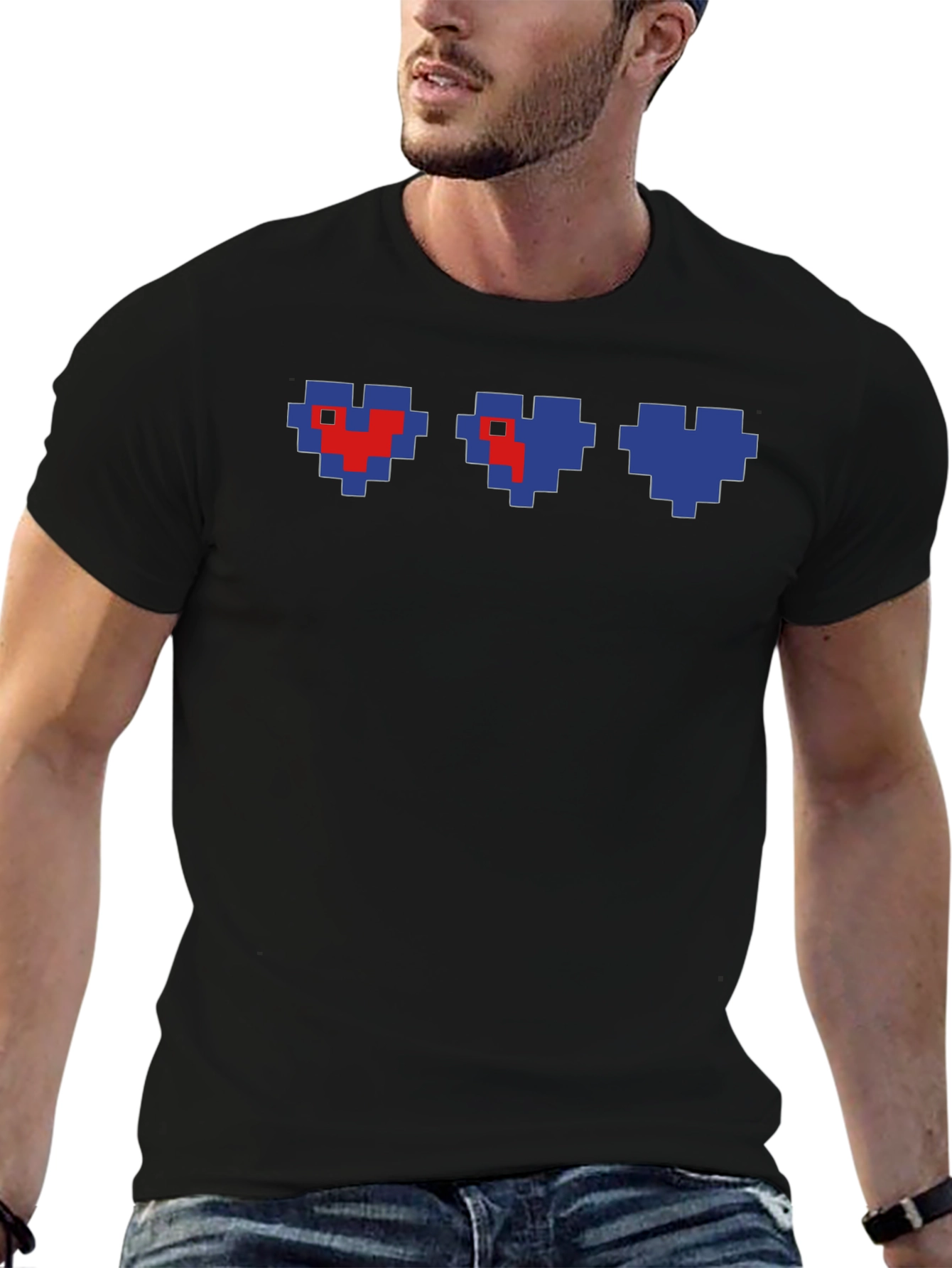 Pixel Heart Gamer T-Shirt