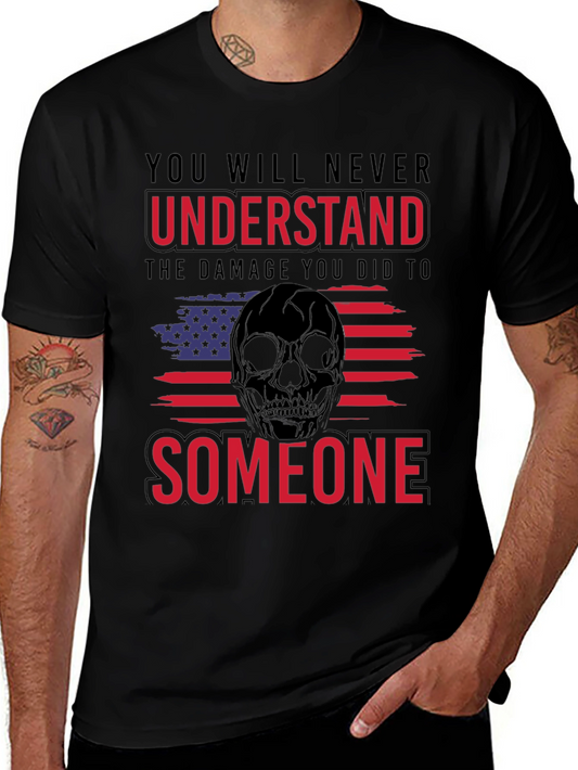 Skull Flag T-Shirt: Never Understand Someone Tee
