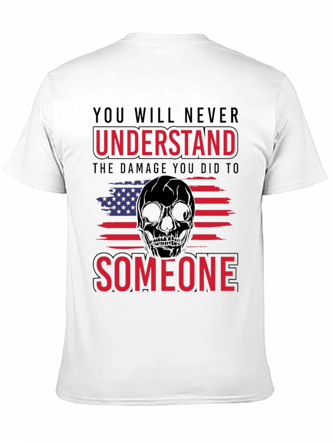 Skull Flag T-Shirt: Never Understand Someone Tee