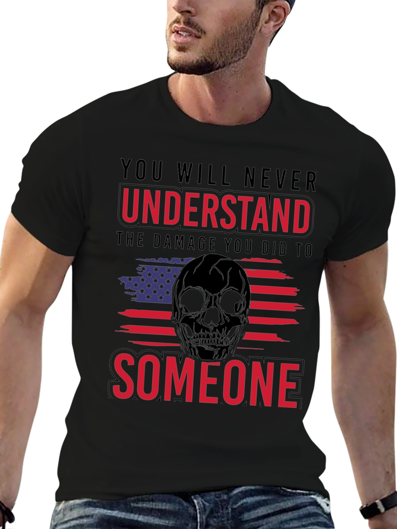 Skull Flag T-Shirt: Never Understand Someone Tee