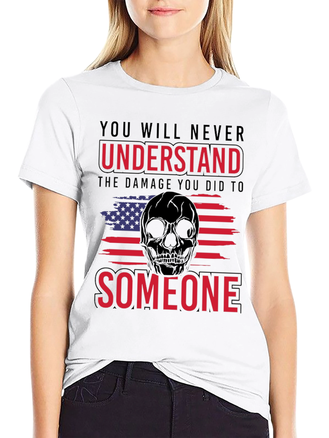 Skull Flag T-Shirt: Never Understand Someone Tee
