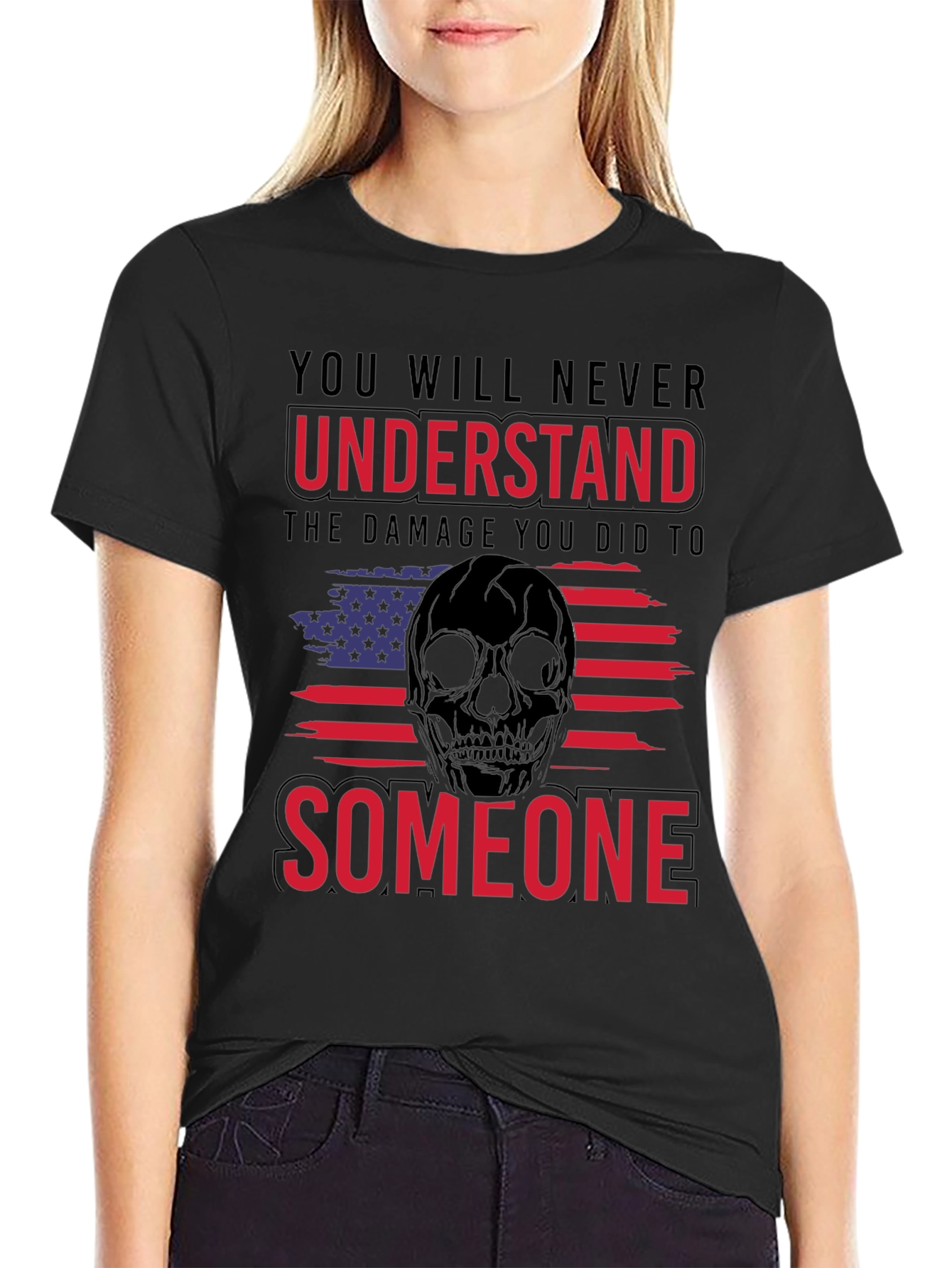 Skull Flag T-Shirt: Never Understand Someone Tee