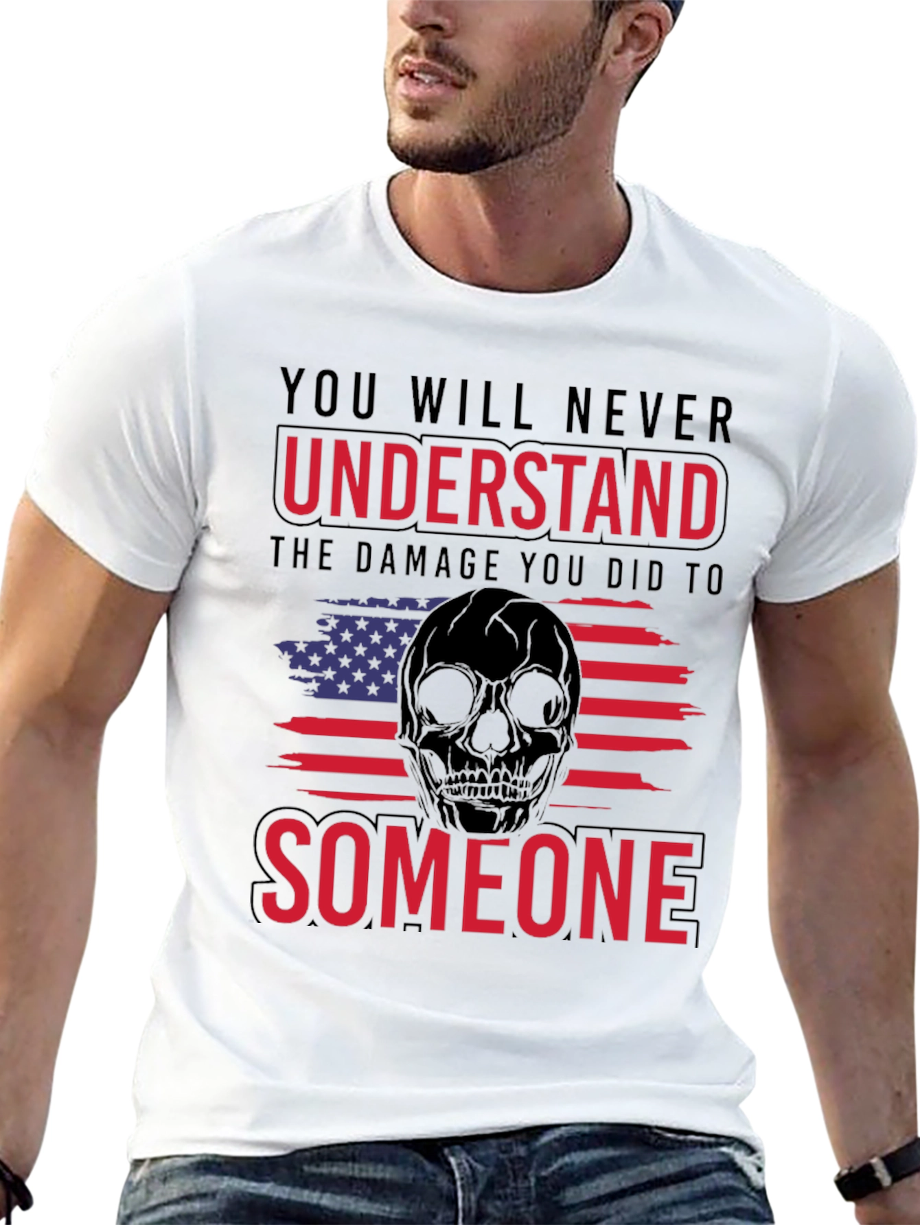 Skull Flag T-Shirt: Never Understand Someone Tee