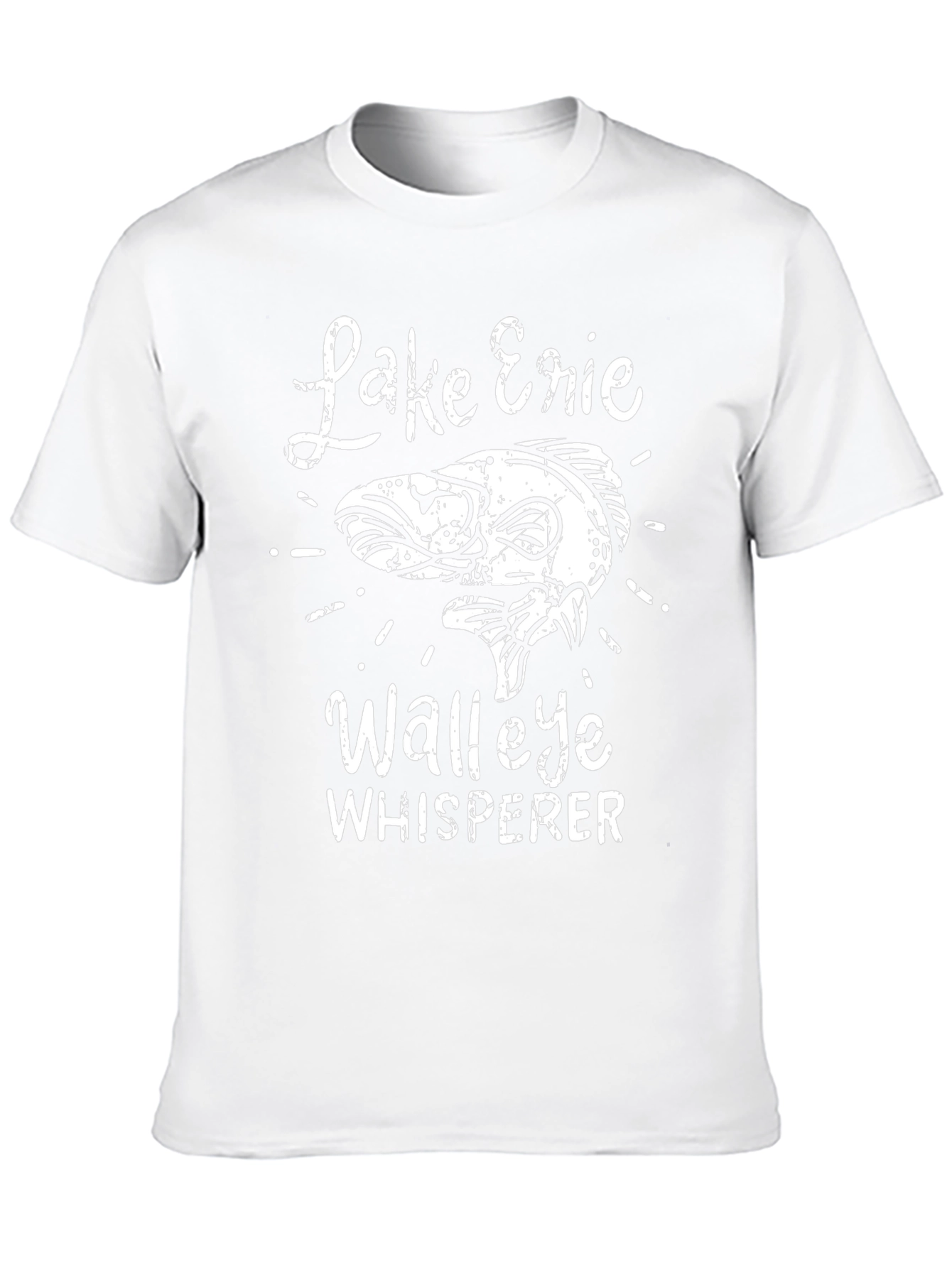 Lake Erie Walleye Whisperer Black T-Shirt