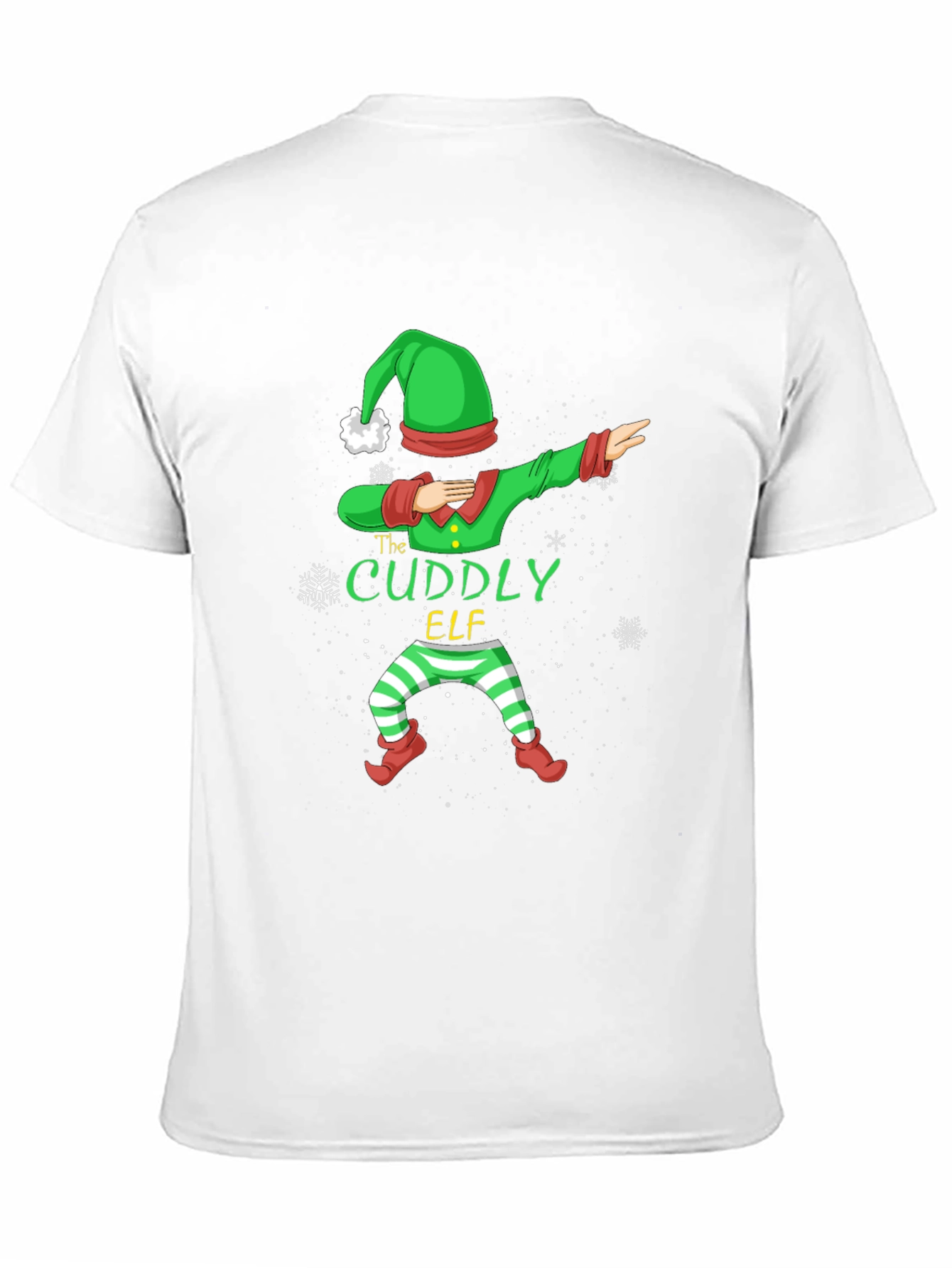 Cuddly Elf Dabbing Christmas T-Shirt