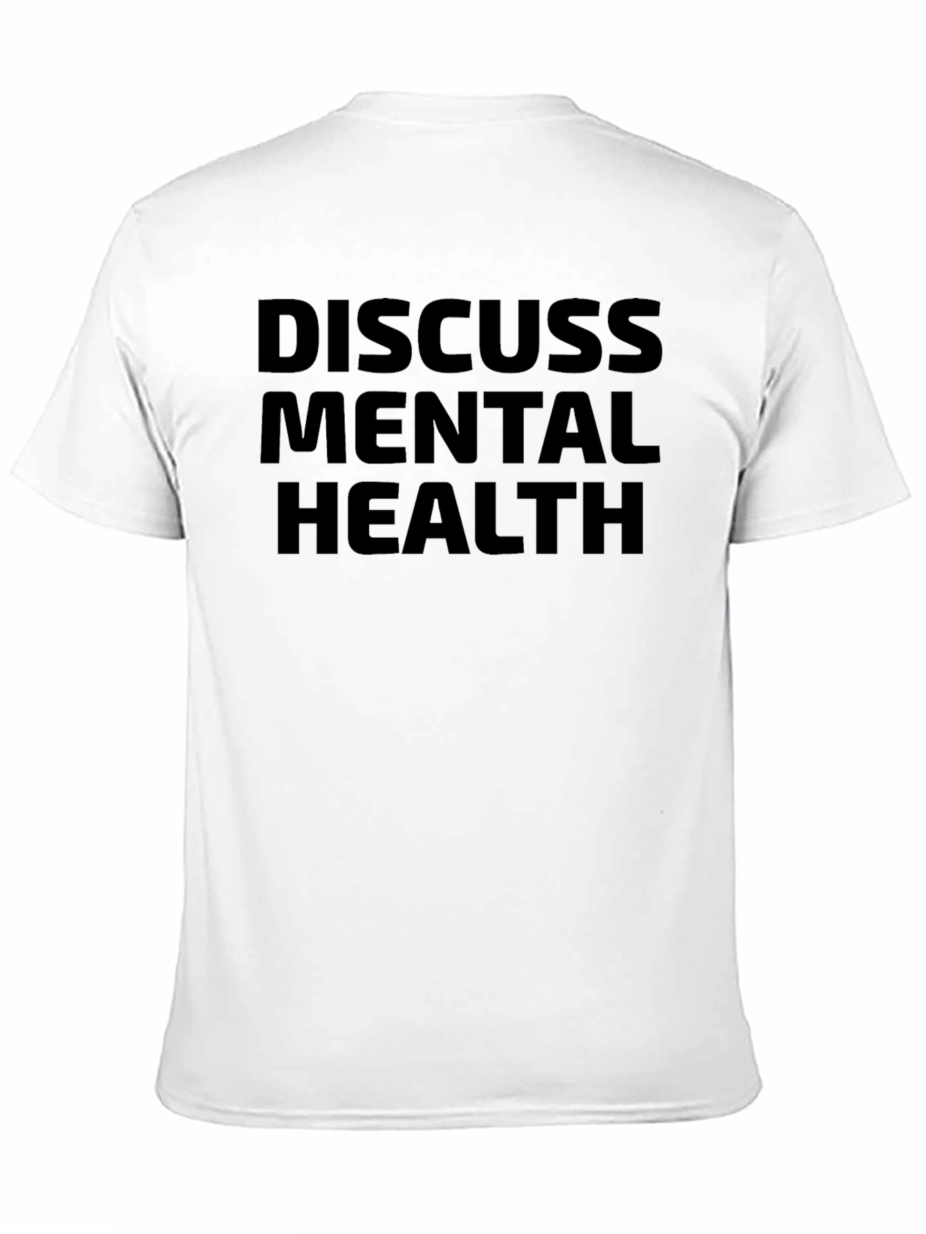 Discuss Mental Health Black Graphic Tee