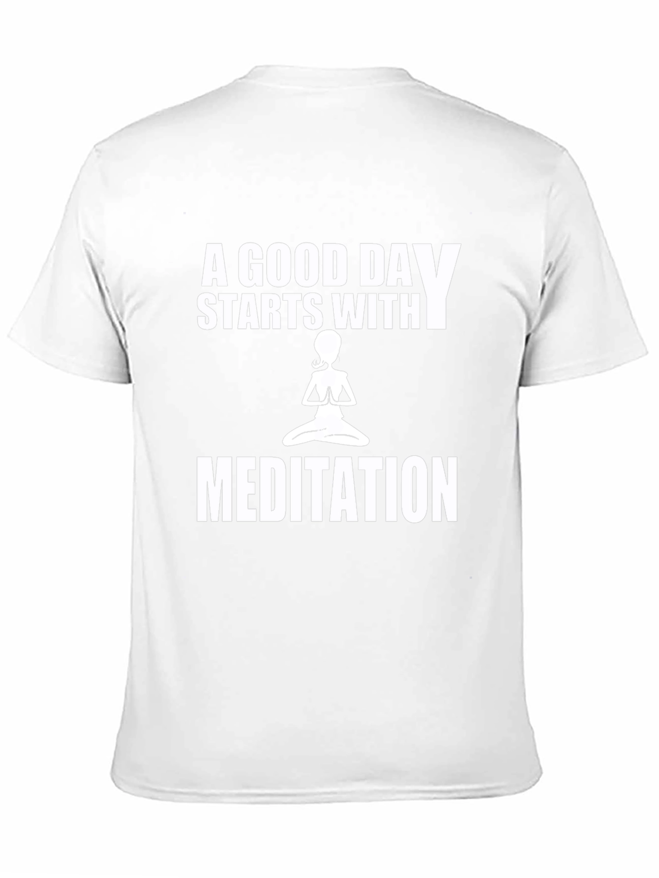 Meditation T-Shirt - Good Day Starts With Yoga Tee