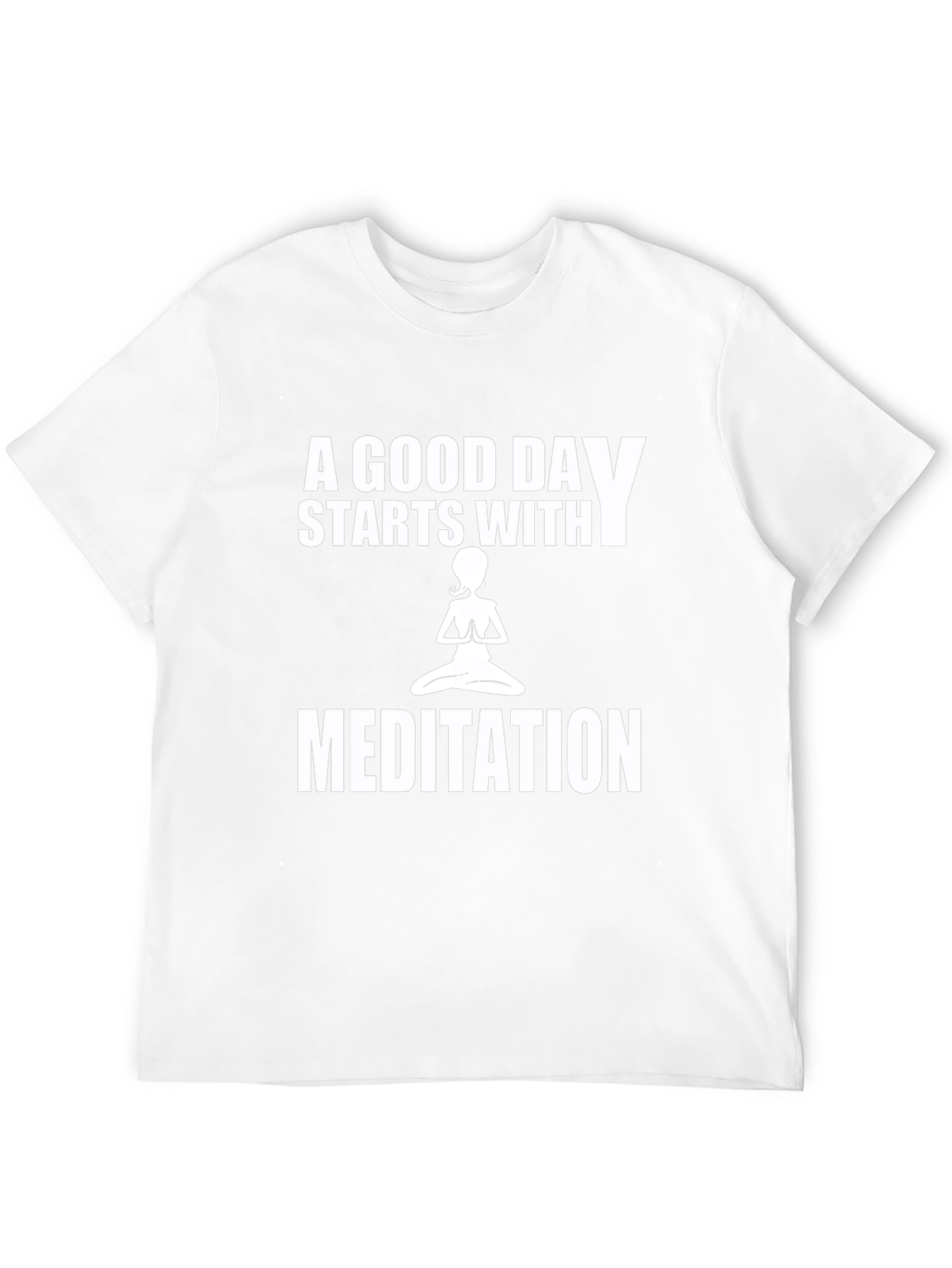 Meditation T-Shirt - Good Day Starts With Yoga Tee