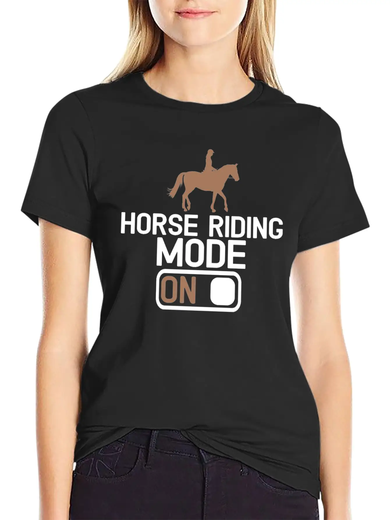 Equestrian Horse Riding Rider Horse Horse Love Rid Unisex Casual T-Shirt – Clean Design For Daily Comfort