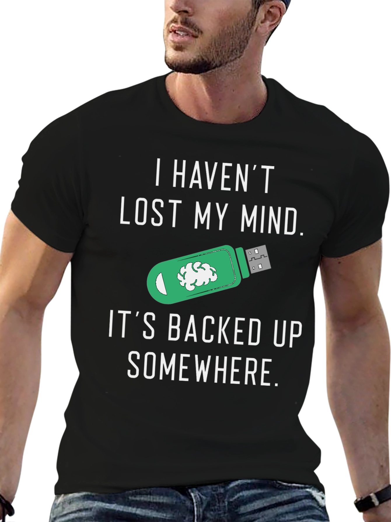 Funny Backed Up Mind T-Shirt