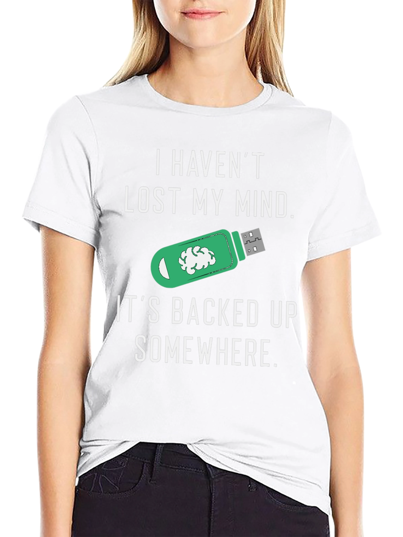 Funny Backed Up Mind T-Shirt