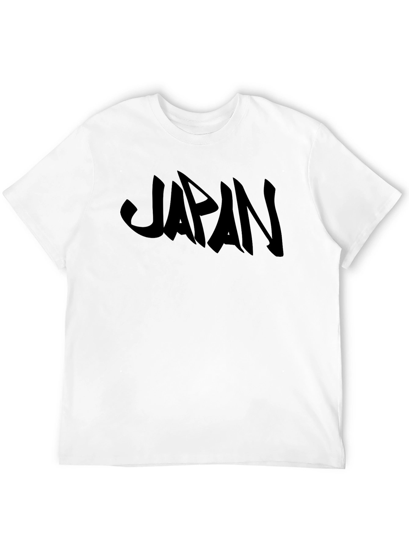 Mens Black Japan Graphic T-Shirt